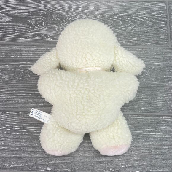 Vintage Eden Lamb Sherpa Plush Musical Wind Up Lullaby Baby Stuffed Animal Toy - Picture 8 of 12